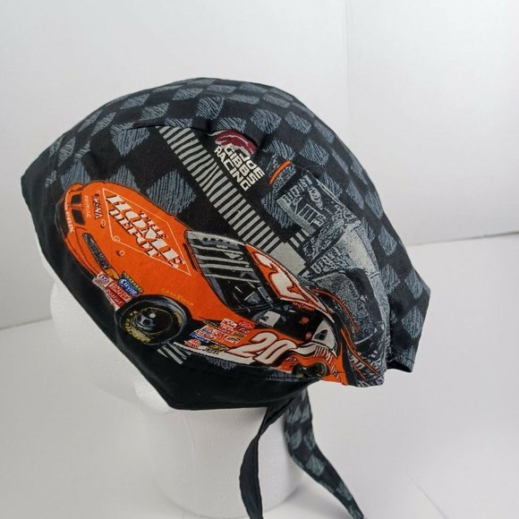 Nascar Tony Stewart Biker Bandana -Durag -Home Depot No. 20 -Tie Back -Vintage - Picture 8 of 13